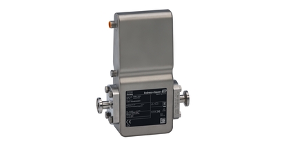 Hygienic flowmeter with highest repeatability and fully-welded transmitter for filling and dosing