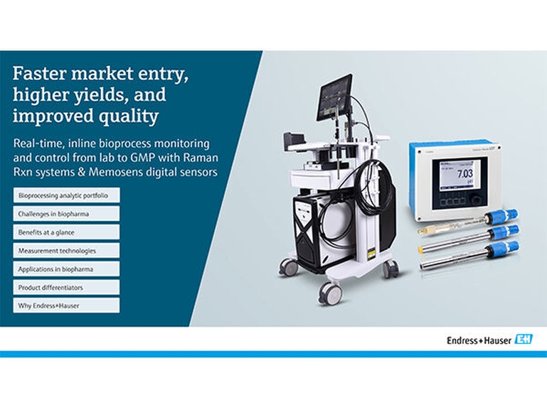 Thumbnail image of eBrochure for Endress+Hauser's inline measurement bioprocessing portfolio